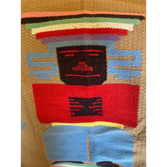 Brena Made in Mexico Southwestern Style Aztec Blanket with Tassels Brena 93”x57” - Picture 4 of 10